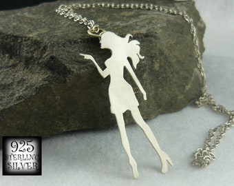 Pendentif femme * bijoux faits à la main * Argent Ag 925 * pendentif en argent * collier avec modèle * pour anniversaire * bijoux pour elle * jeune fille