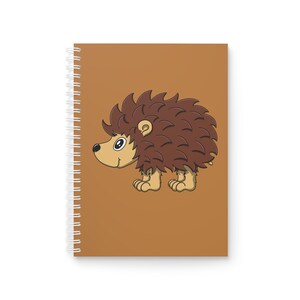 Spiral Notebook featuring Happi the Hedgehog