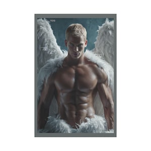 Angel Wings Canvas Print: Spiritual Home Decor, Religious Wall Art