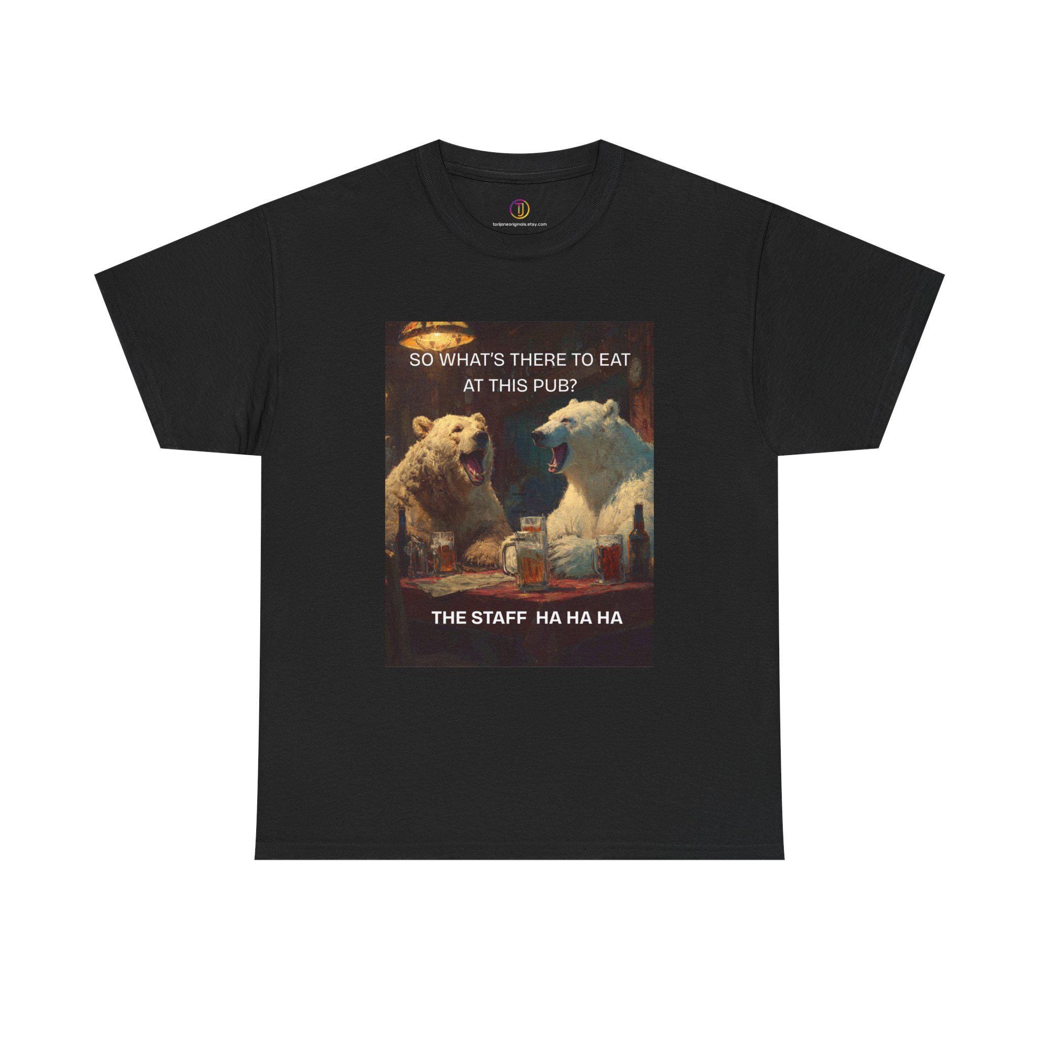 トップス OAMC Wonder Polar Bear Graphic T-Shirt Funny Grizzly & Polar Bear Graphic Tee, Wildlife Print - Etsy Israel