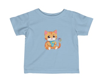 T-shirt en jersey fin pour bébé - Chaton