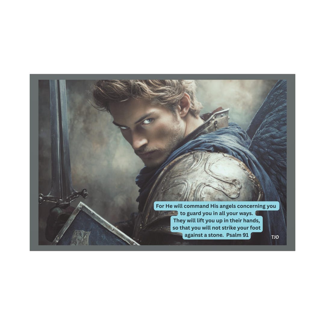 Warrior Angel Nathaniel Matte Canvas Stretched 1.25