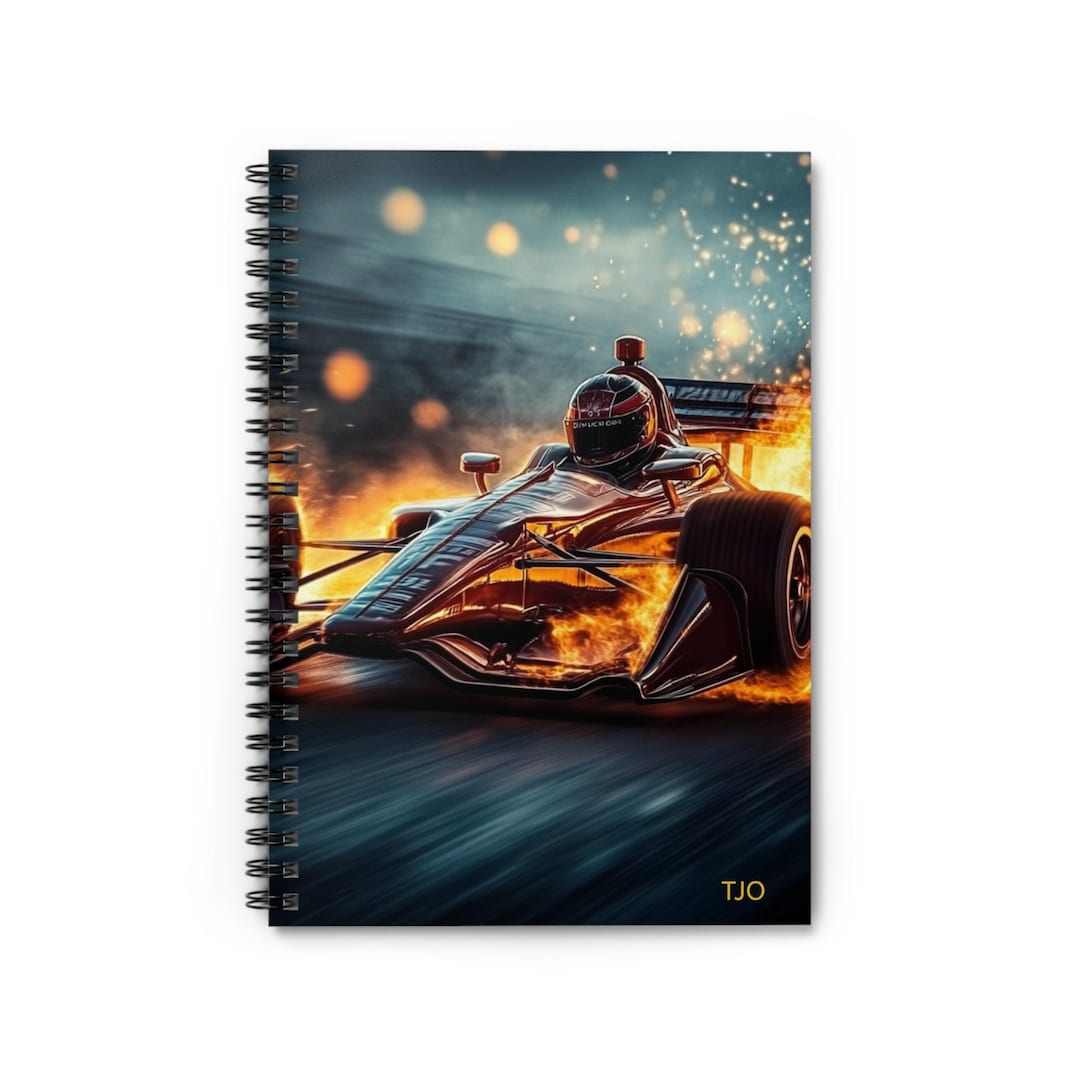 Car Racing Spiral Notebook: Sports Fan Journal - Etsy