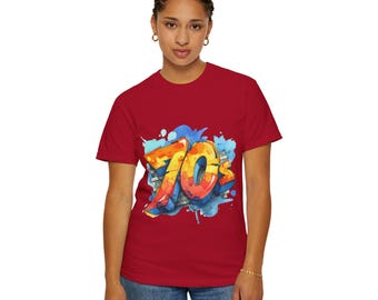 Vintage Vibe T-shirt, Retro Graphic Tee, Unisex Top, Groovy Shirt, Throwback Clothing, Summer Fashion