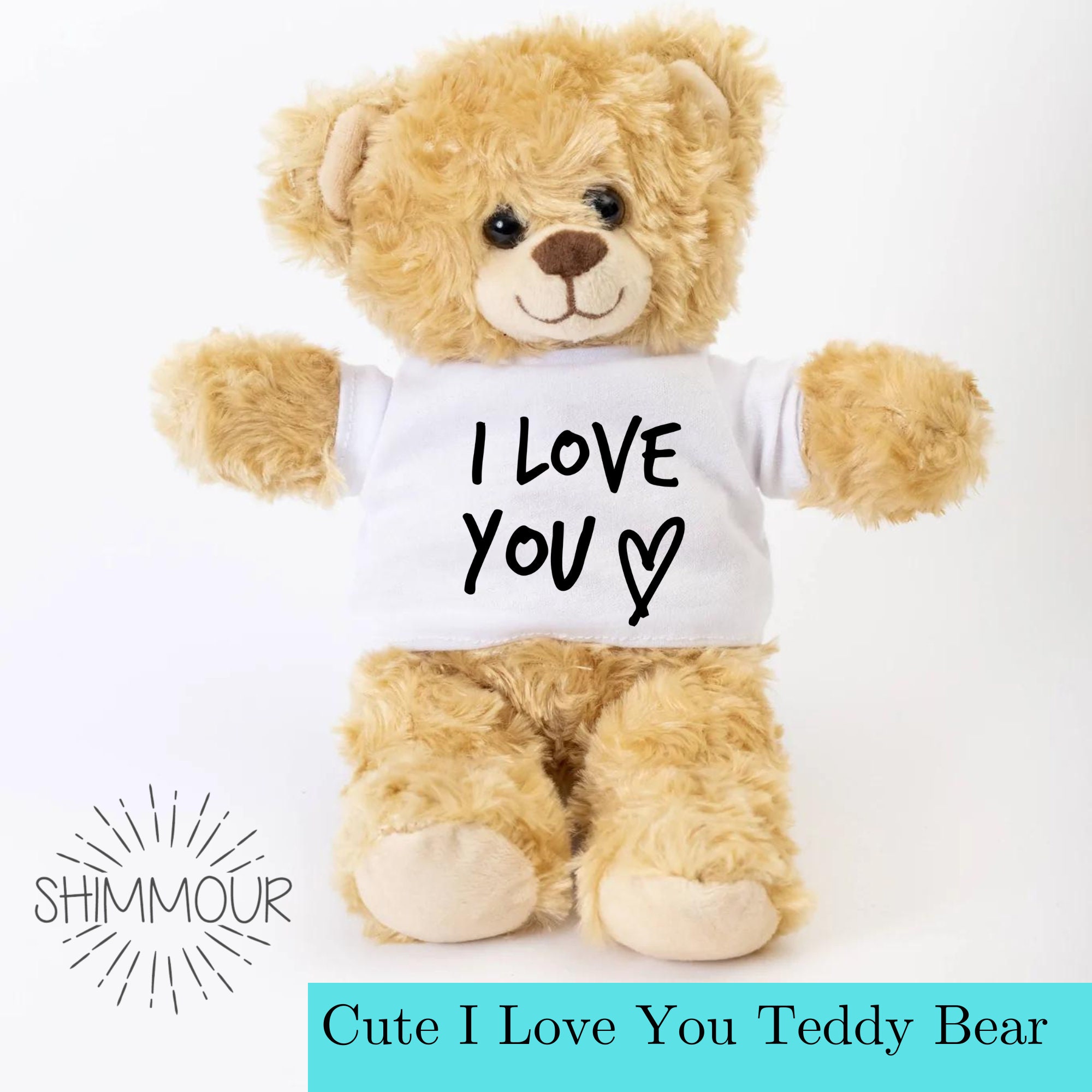 I Love You Teddy Bear for Her, I Love You Bear, I Love You Gifts for Him, I Love You Teddy Bear ...