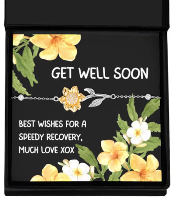 Get Well Soon Bracelet, Get Well Gifts for Women After Surgery, Get Well  Soon Jewelry for Her and Friend 