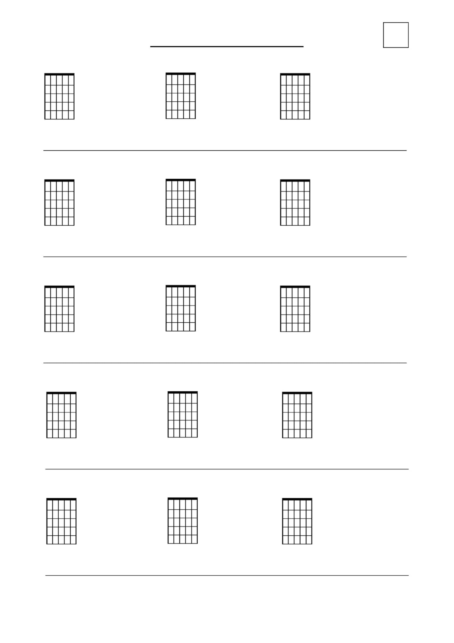 Guitar Tab White Pages, Guitar Sheet Music, PDF Print at Home