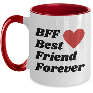 Bff Mug, Gifts for best friend, BFF Best Friend forever, Best Friend Gift, besties Gifts, bestie coffee cup, Cute BFF Gifts, Best Friend Mug