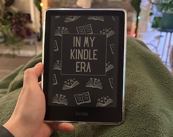 Cute In my Kindle Era Kindle Lock Screen - Kindle Must Be Ad Free to Use Lock Screen - Kindle Display Cover - EPUB Kindle Girly Wallpaper