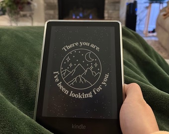 Pantalla de bloqueo de Kindle ACOTAR: Fondo de pantalla con cita de Rhysand (Kindle sin publicidad)