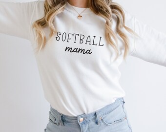 Softball Mama SVG: Design per maglietta, Sublimazione PNG (Download digitale)