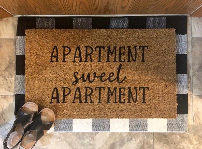 Apartment Doormat Apartment Home Decor Patio Home Decor Etsy