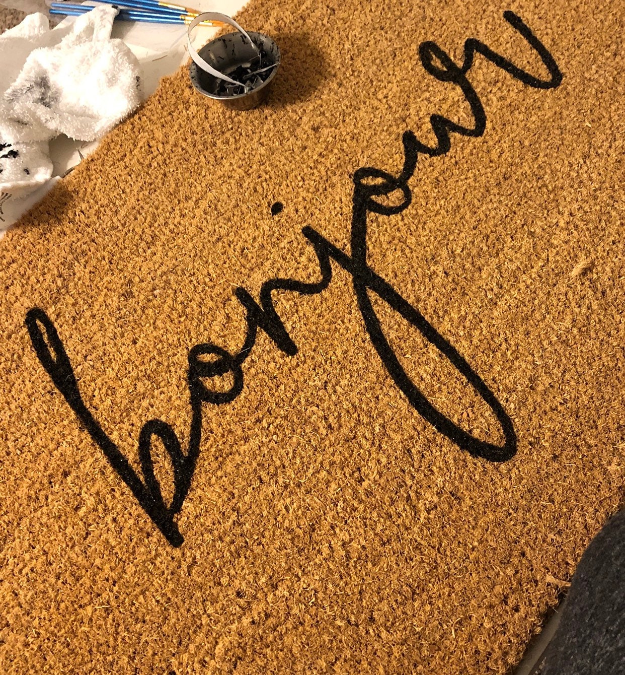 Bonjour Doormat French Mat French Home Decor Etsy