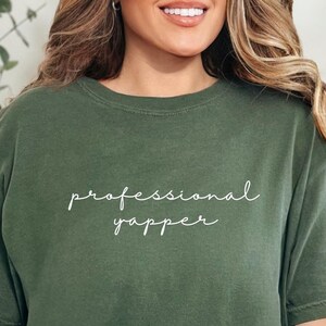 Professional Yapper Shirt, Funny Talkative Yapper Shirt, Sarcastic Talker Gift, Born To Yap, Yapologist, Yapper Tee, Anxiety Mental Health