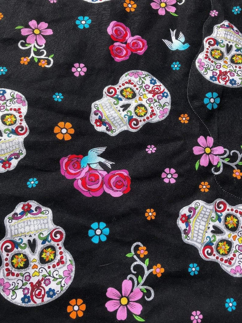 Dia De Los Muertos Day of the Dead Sugar Skulls Quilt - Etsy