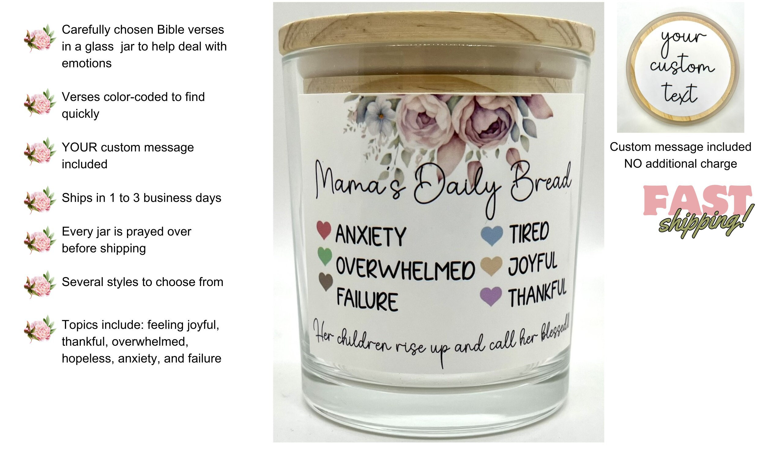 Read Me When Jar, Bible Verses for encouragement, Jar of Bible Verses, Christian Gift