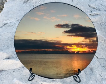 9&quot; Obsidian Mirror, Scrying Mirror