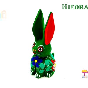 Mini Bunny Alebrije, Wood Carved Alebrije, Hand Painted Alebrije
