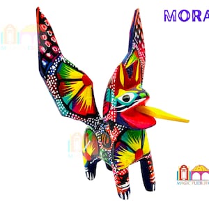 Mini Mora Dante Alebrije, Wood Carved Alebrije, Hand Painted Alebrije