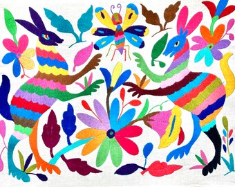 Tenango Otomi Art 16 X 14 Otomi Embroidery - Etsy Tenango Otomi Art 16 X 14 Otomi Embroidery - Etsy