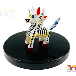 Mini White Pegasus Alebrije, Wood Carved Alebrije, Hand Painted Alebrije