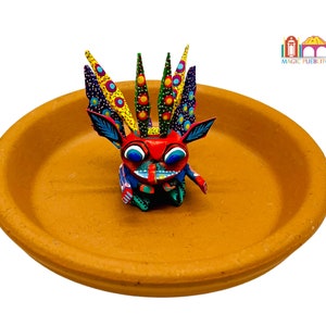 Mini Alebrije Tradicional Alebrije Tallado en Madera, Alebrije Pintado a Mano