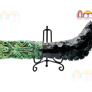 Ixchel Diosa Maya Machete de Obsidiana / Cuchillo de Obsidiana Knapped / Karambit de Obsidiana