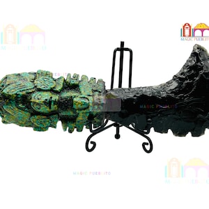 Jaguar Warrior Obsidiaan machete/ Cuchillo de Obsidiana Hecho a Mano