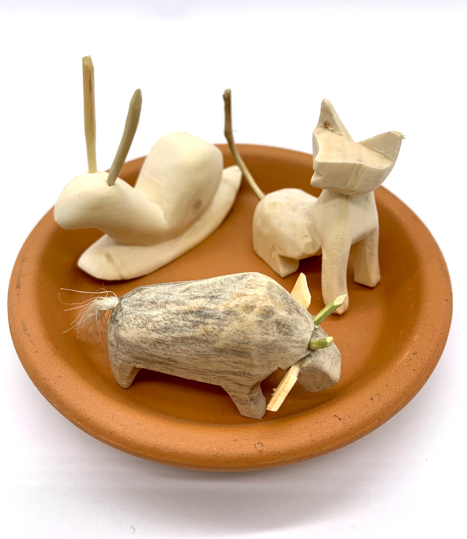 3 Mini Wood Alebrijes Paint Your Own Alebrije 3 Wood Alebrijes Set