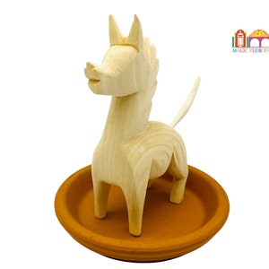 Medium Carved Wood Horse Alebrije, Paint Your Own Alebrije, Horse Alebrije