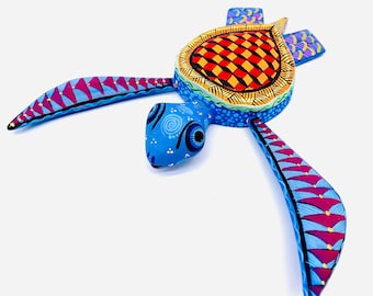 Oaxacan Wood Carving Alebrije Nahual Hand Made Tejon by Luis Oaxacan Wood Carving Alebrije Nahual Hand Made Tejon by Luis