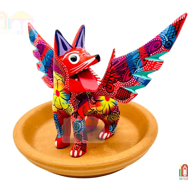 Red, Winged-Dog Alebrije, Dante Alebrije