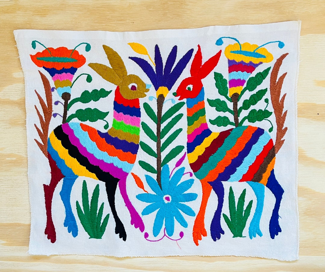 Tenango Otomi Art 16 X 14 Otomi Embroidery - Etsy