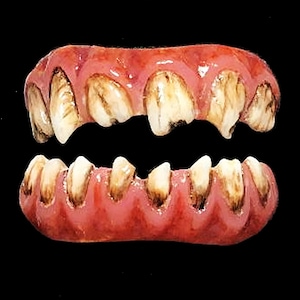 Klingon Denti in costume superiore e inferiore / Star Trek di Gene Roddenberry