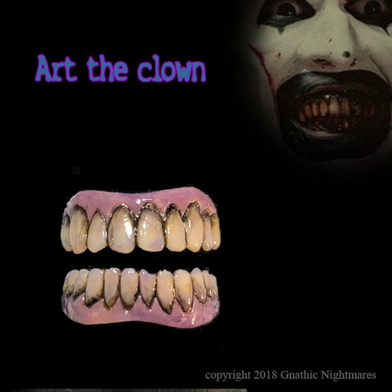 Art The Clown Character Teeth