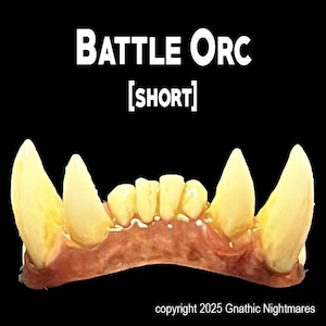 Battle Orc Double Tusks [SHORT VERSION] Troll Cosplay Perfect For Smaller Mouths!