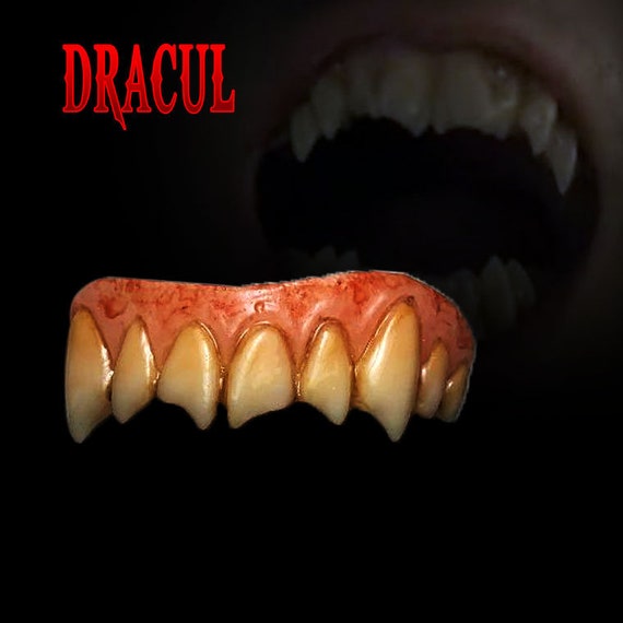 Toys Fake Dracula / Vampire Teeth / Fang with Blood for All Ages