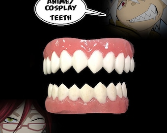 Anime Cosplay Costume Teeth For Grell Sutcliff, Soul Eater