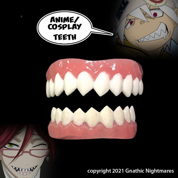 Anime Cosplay Costume Teeth for Grell Sutcliff Soul Eater 