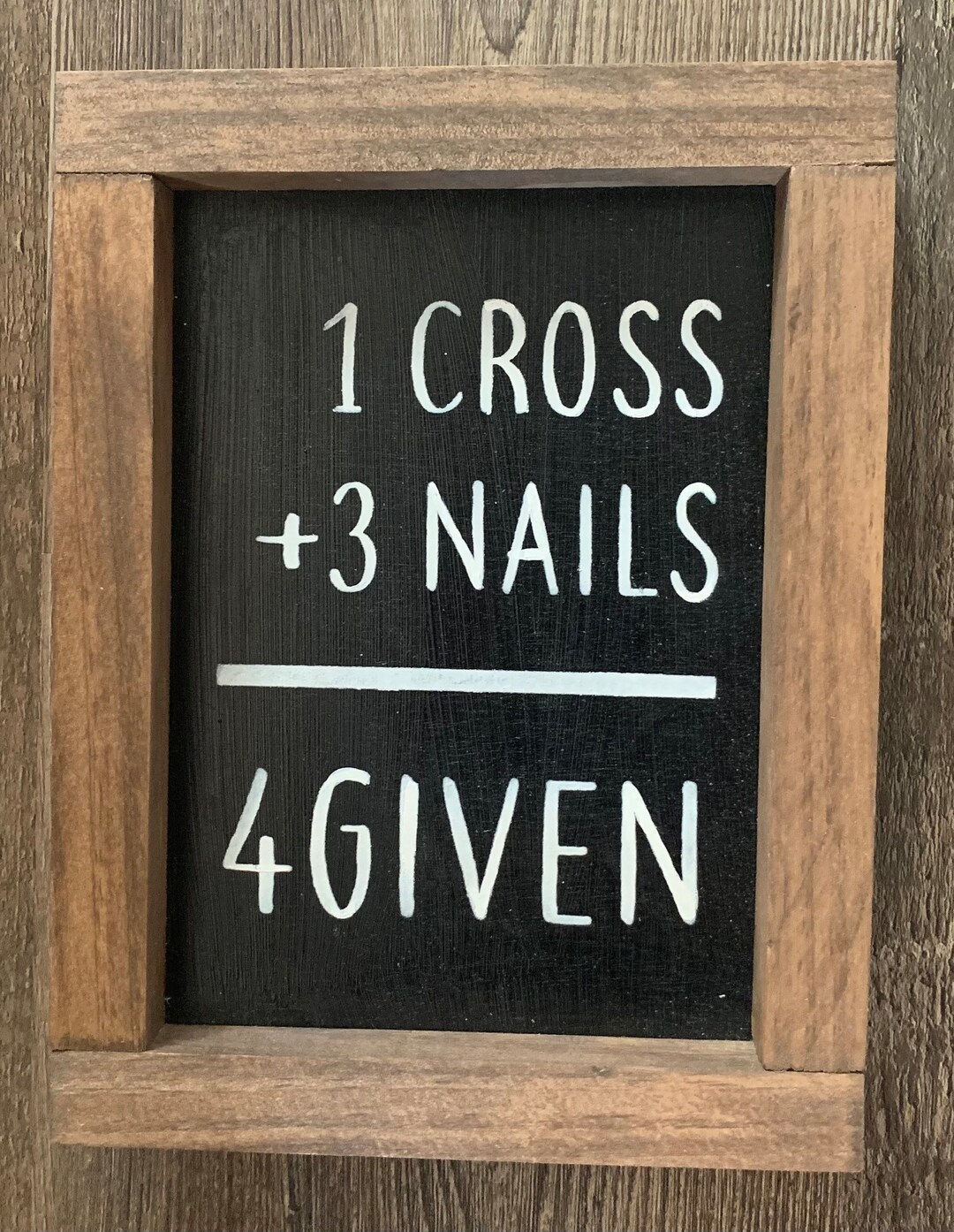 Single Cross Signs One Cross, Sign, Religious, Sign, Inspirational, Sign, Farmhouse, Sign ...