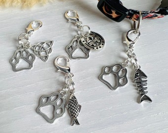 Deluxe Collar Charms | “PERFECT PAWS” | Cat or Dog Collar Charms | Pet Collar Accessories