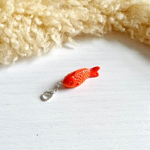 3D Collar Charm | “DON’T BE KOI” | Koi Fish Cat and Dog Collar Charms | Orange Goldfish Pet Collar Accessories | Clip On Pet Collar Charm
