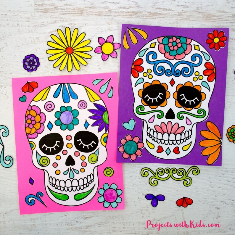 Sugar Skull Craft For Kids Etsy sugar-skull-craft-for-kids-etsy