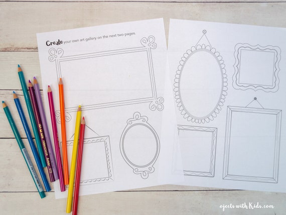 Printable Art Journal for Kids, Drawing Prompts for Kids