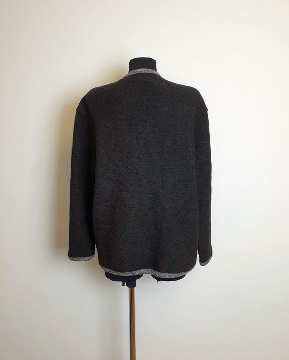 Vintage Austrian Traditional Wool Cardigan Knitte… - image 5