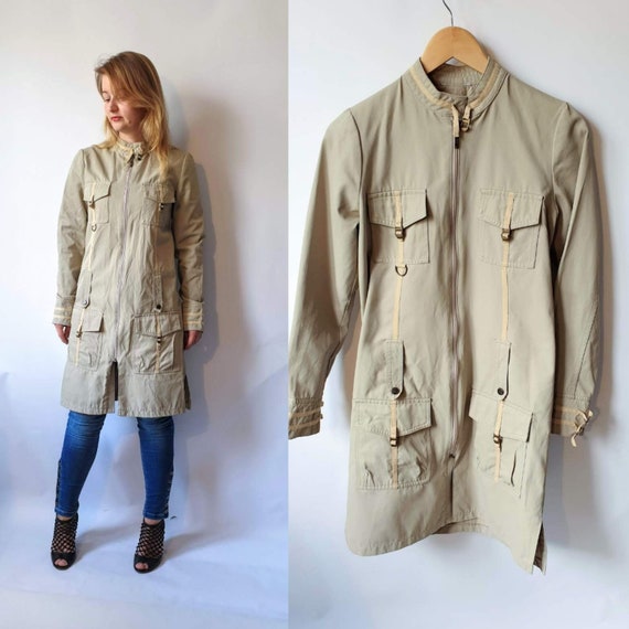 Vintage Military Beige Casual Cargo 
