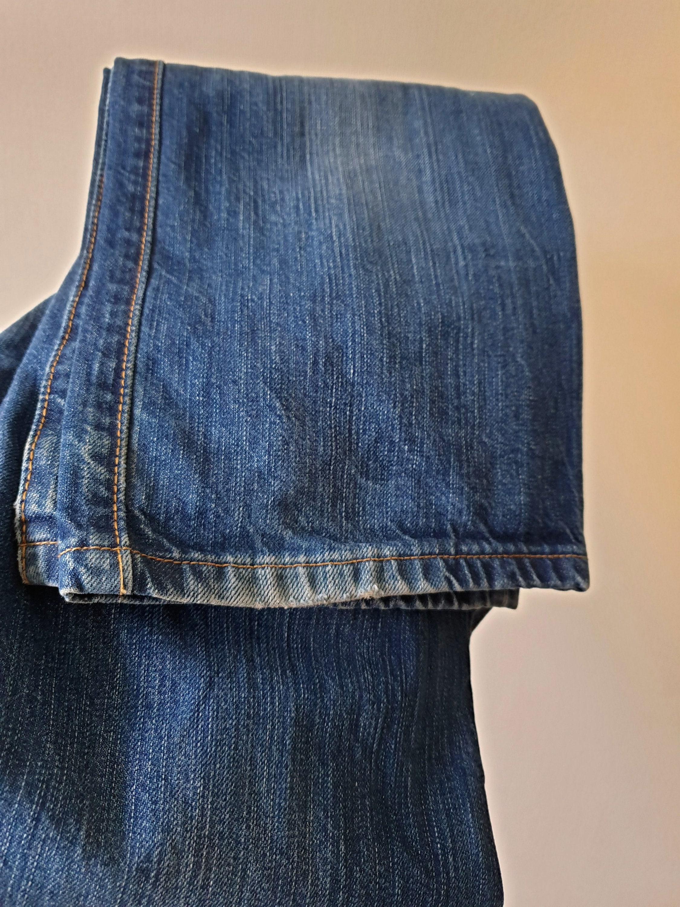 Vintage Man's Levis 501 Original Denim Blue Jeans - Etsy