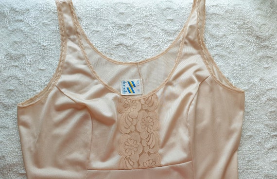 Vintage Lingerie Underwear Dress Cream Colour, Sl… - image 5