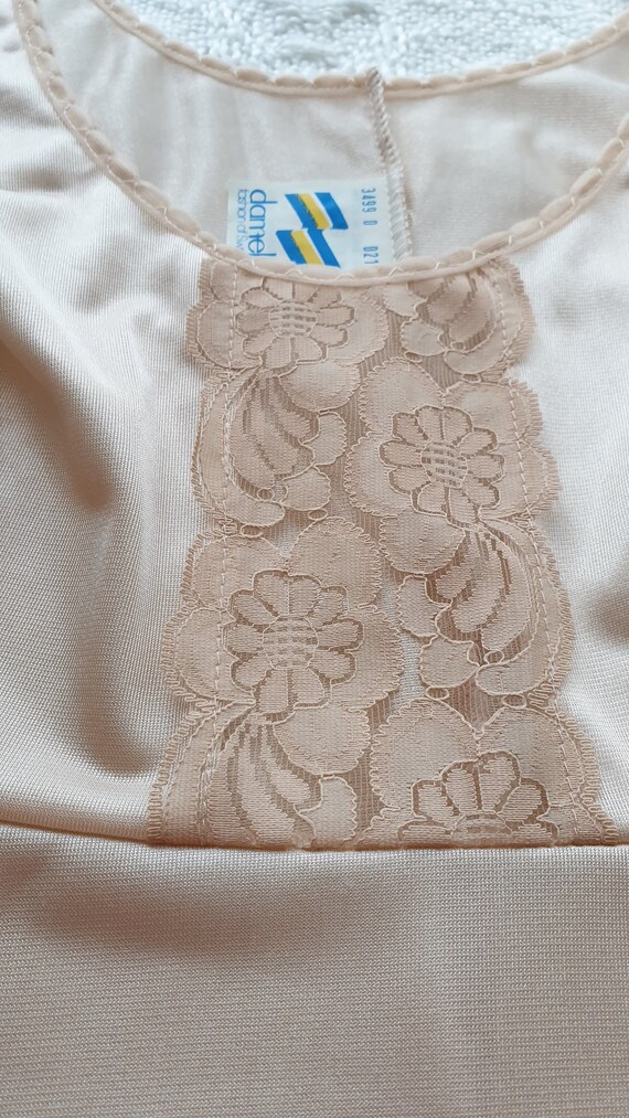 Vintage Lingerie Underwear Dress Cream Colour, Sl… - image 8