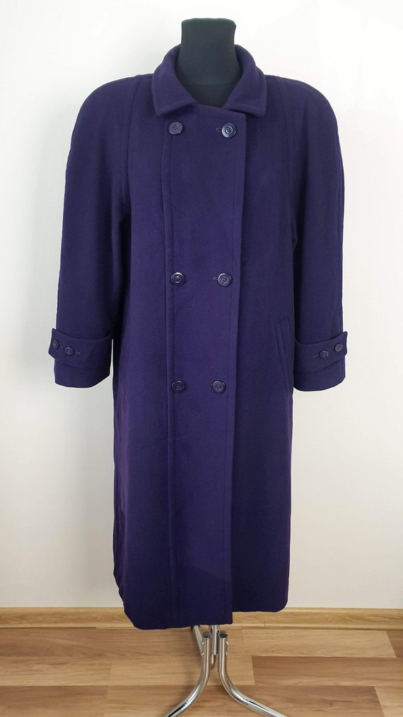 French Vintage wool×cashmere Coat Max Mara wool and cashmere coat, french size 40. - Bukowskis
